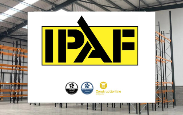 IPAF trained warehouse racking installation team