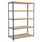 Heavy Duty Shelving with Chipboard Shelves