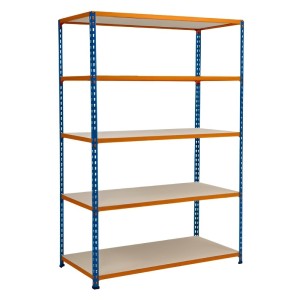Heavy Duty Shelving with Chipboard Shelves
